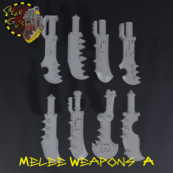 Melee Weapons x8 - A - STL Download