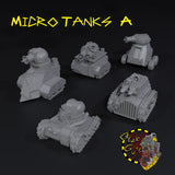 Micro Tanks - A - STL Download