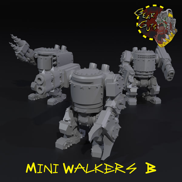 Mini Walkers x3 - B - STL Download
