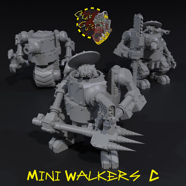 Mini Walkers x3 - C - STL Download