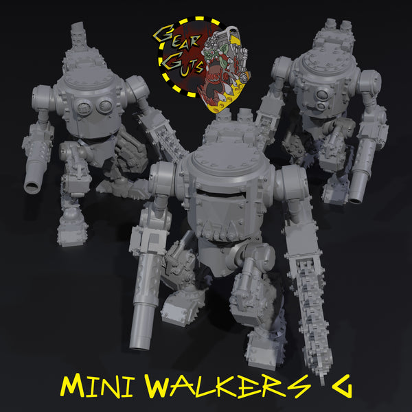Mini Walkers x3 - G - STL Download