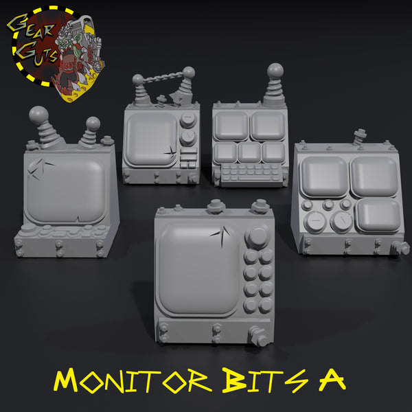 Monitor Bits - A - STL Download