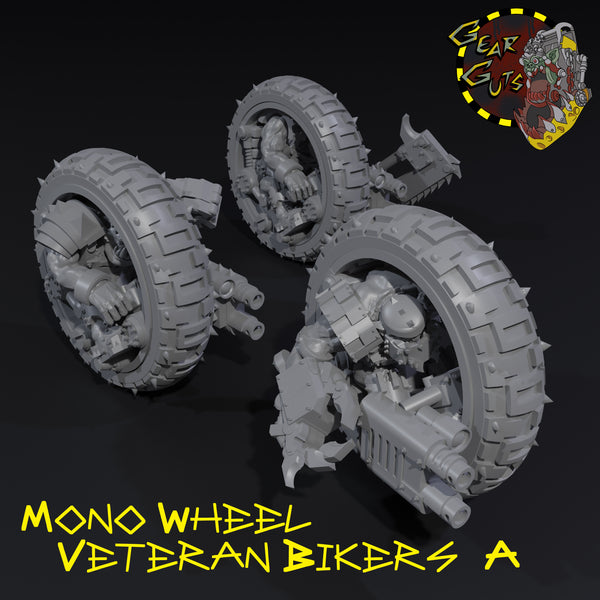 Mono Wheel Veteran Bikers - A - STL Download