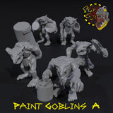 Paint Goblins x5 - A - STL Download