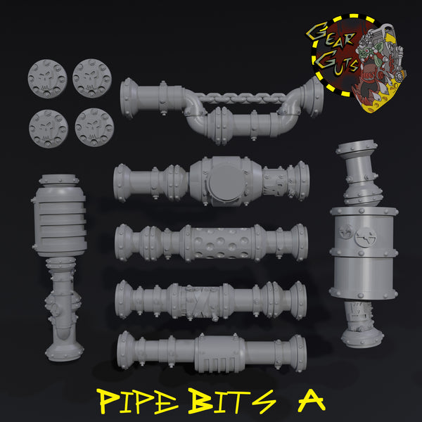 Pipe Bits - A - STL Download