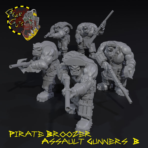Pirate Broozer Assault Gunners x5 - B - STL Download