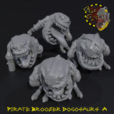 Pirate Broozer Dogosaurs x4 - A - STL Download