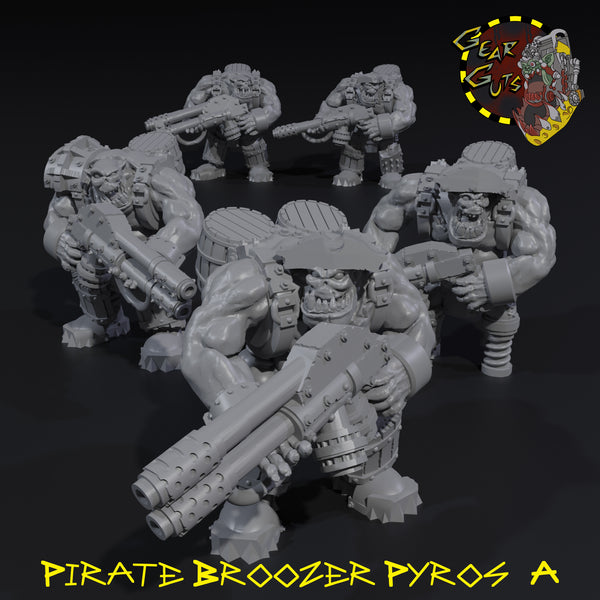 Pirate Broozer Pyros x5 - A - STL Download
