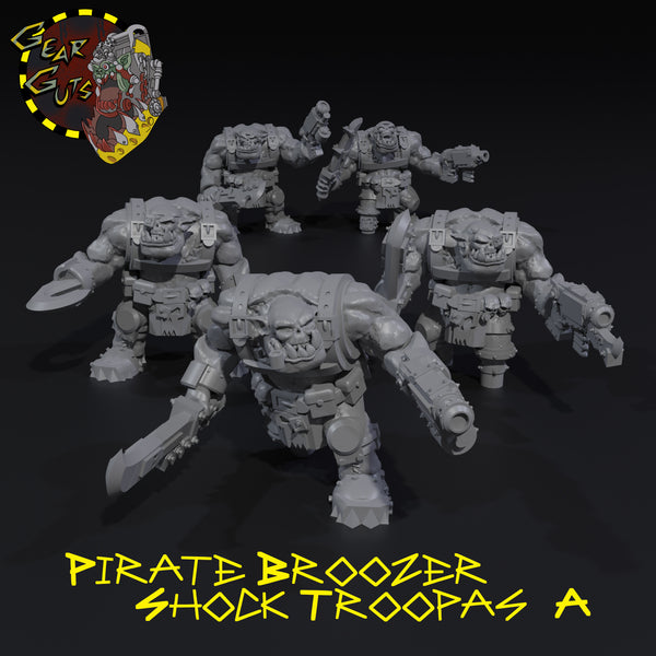 Pirate Broozer Shock Troopas x5 - A - STL Download