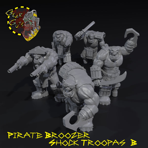 Pirate Broozer Shock Troopas x5 - B - STL Download