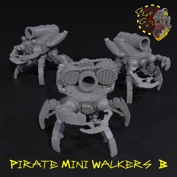 Pirate Broozer Mini Walkers x3 - B