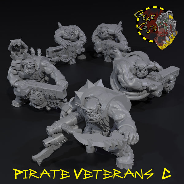 Pirate Veterans x5 - C - STL Download