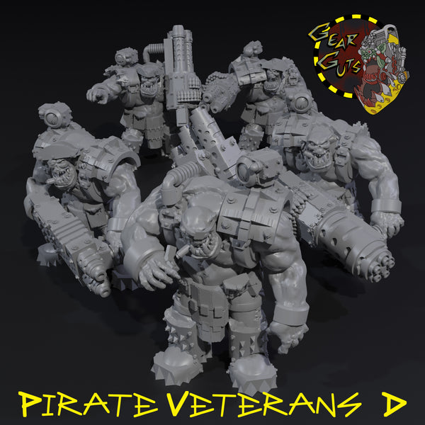 Pirate Veterans x5 - D - STL Download