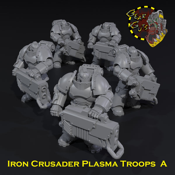 Iron Crusader Plasma Troops x5 - A
