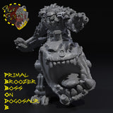 Primal Broozer Boss on Dogosaur - B - STL Download