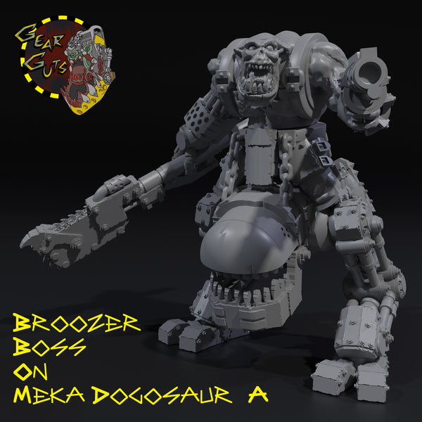 Primal Broozer Boss on Meka Dogosaur - A - STL Download