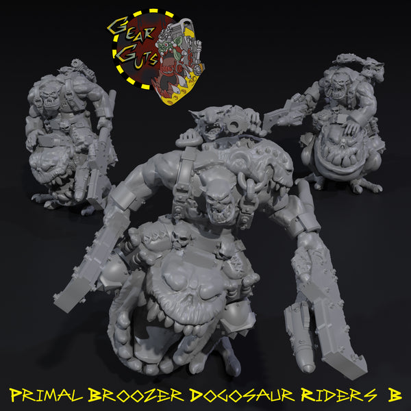 Primal Broozer Dogosaur Riders x3 - B - STL Download