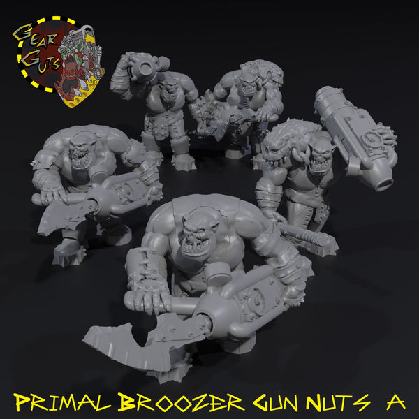 Primal Broozer Gun Nuts x5 - A - STL Download