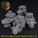 Primal Broozer Mini Tanks x4 - A - STL Download
