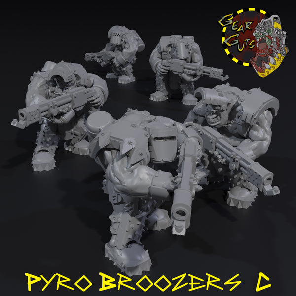 Pyro Broozers x5 - C - STL Download