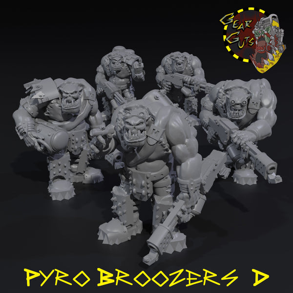 Pyro Broozers x5 - D - STL Download