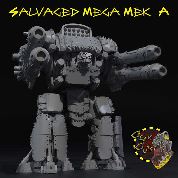 Salvaged Mega Mek - A - STL Download