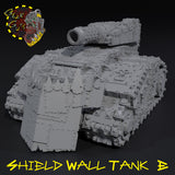 Shield Wall Tank - E - STL Download