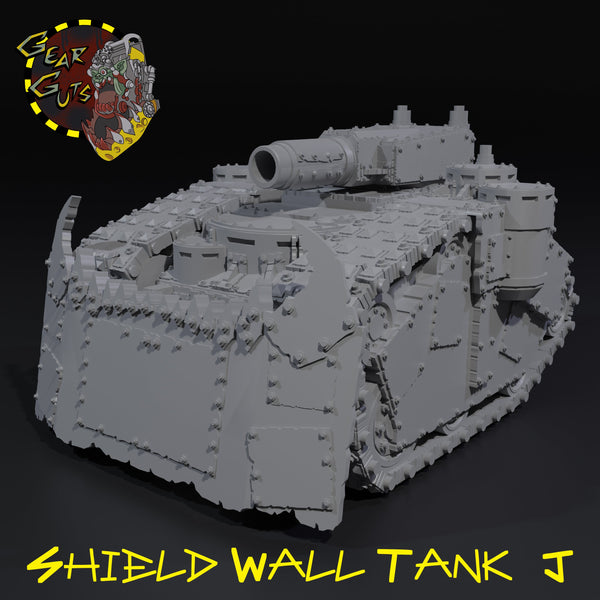 Shield Wall Tank - J - STL Download