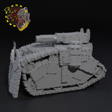 Shield Wall Tank - J - STL Download