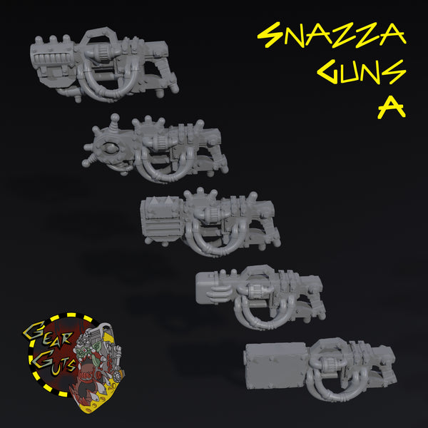 Snazza Guns x5 - A - STL Download