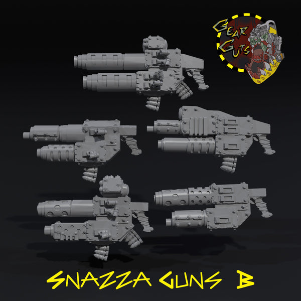 Snazza Guns x5 - B - STL Download
