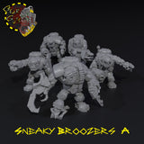 Sneaky Broozers x5 - A - STL Download