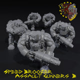 Speed Broozer Assault Gunners x5 - B - STL Download