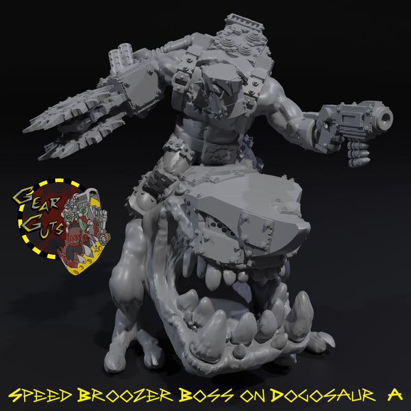 Speed Broozer Boss on Dogosaur - A - STL Download