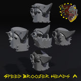 Speed Broozer Heads x5 - A - STL Download