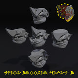 Speed Broozer Heads x5 - B - STL Download