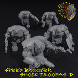 Speed Broozer Shock Troopas x5 - D - STL Download