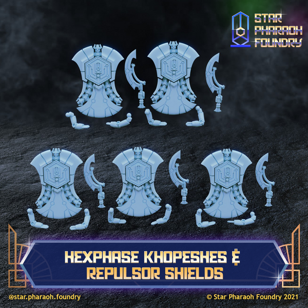 Hexphase Khopeshes and Repulsor Shields x5