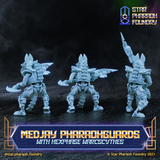 Medjay Pharaohguards with Hexphase Warscythes x5