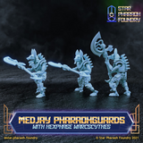 Medjay Pharaohguards with Hexphase Warscythes x5