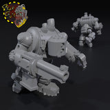 Tinbot Assault Gunners x5 - A - STL Download