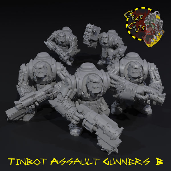 Tinbot Assault Gunners x5 - B - STL Download