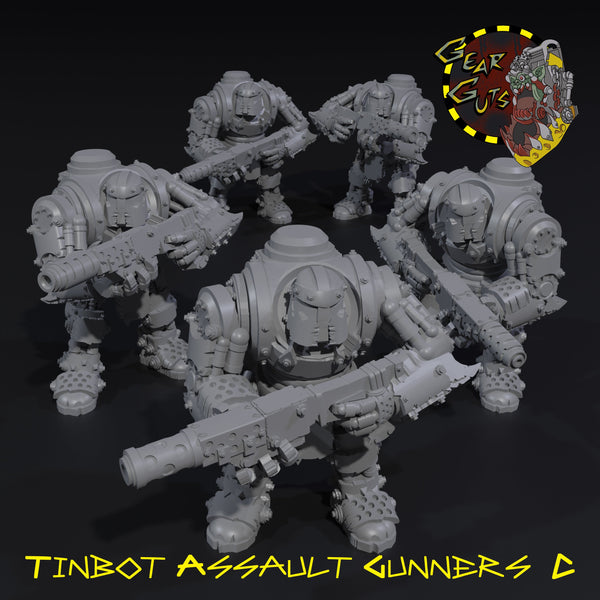 Tinbot Assault Gunners x5 - C - STL Download