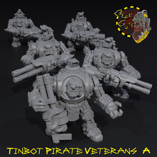 Tinbot Pirate Veterans x5 - A - STL Download