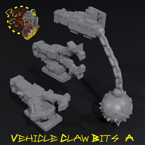 Vehicle Claw Bits x3 - A - STL Download