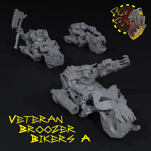 Veteran Broozer Bikers x3 - A - STL Download
