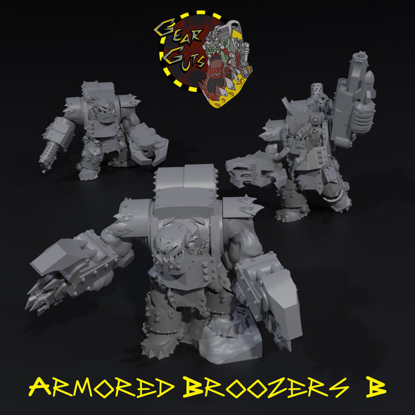 Armored Broozers x3 - B - STL Download
