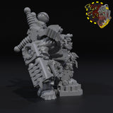 Armored Mekanic Boss with Shield Generator - A - STL Download