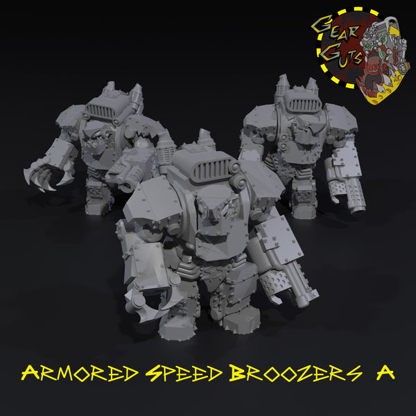 Armored Speed Broozers x3 - A - STL Download