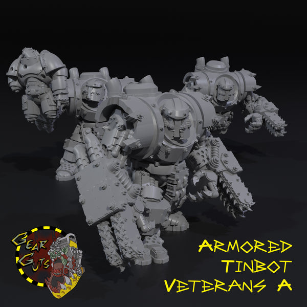 Armored Tinbot Veterans x3 - A - STL Download